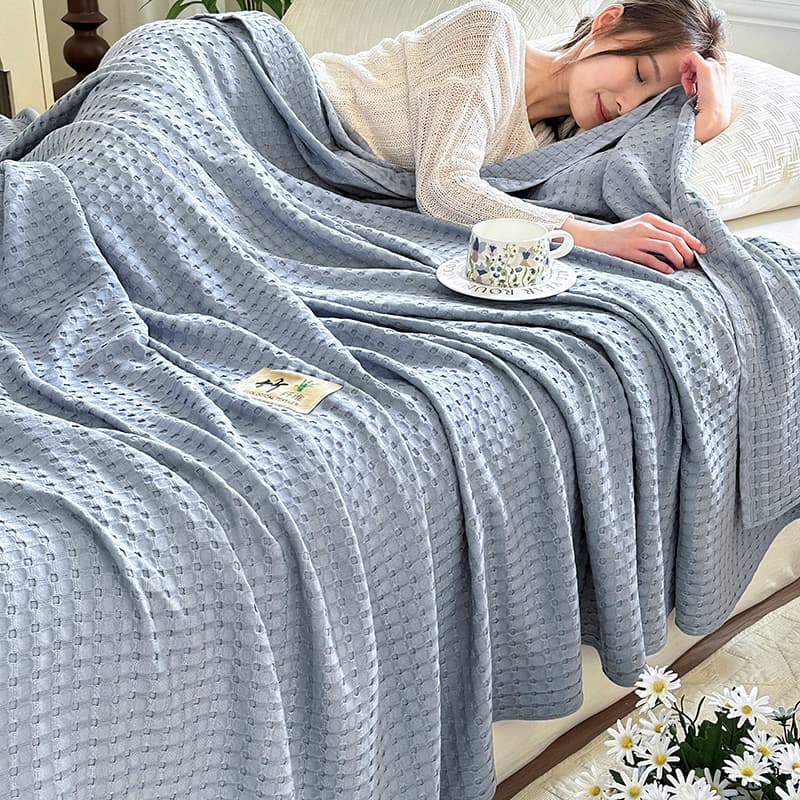 ふんわり優眠ガーゼケット