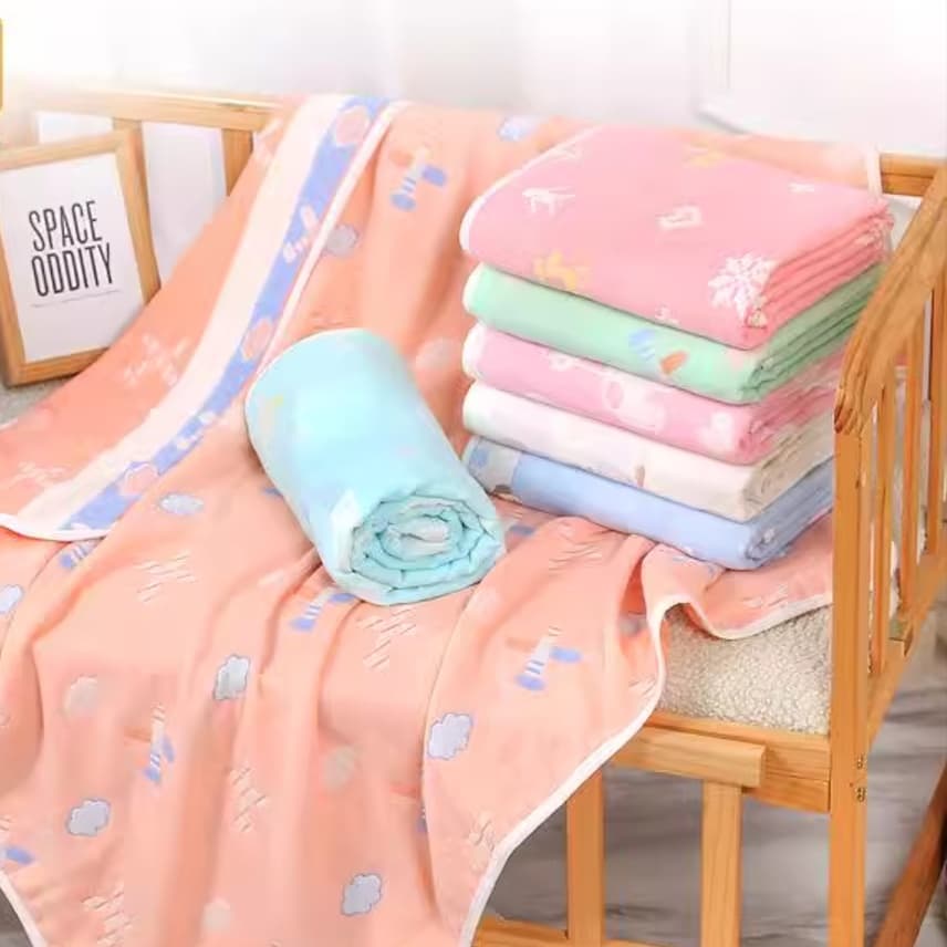 ふんわり優しい おくるみガーゼケット