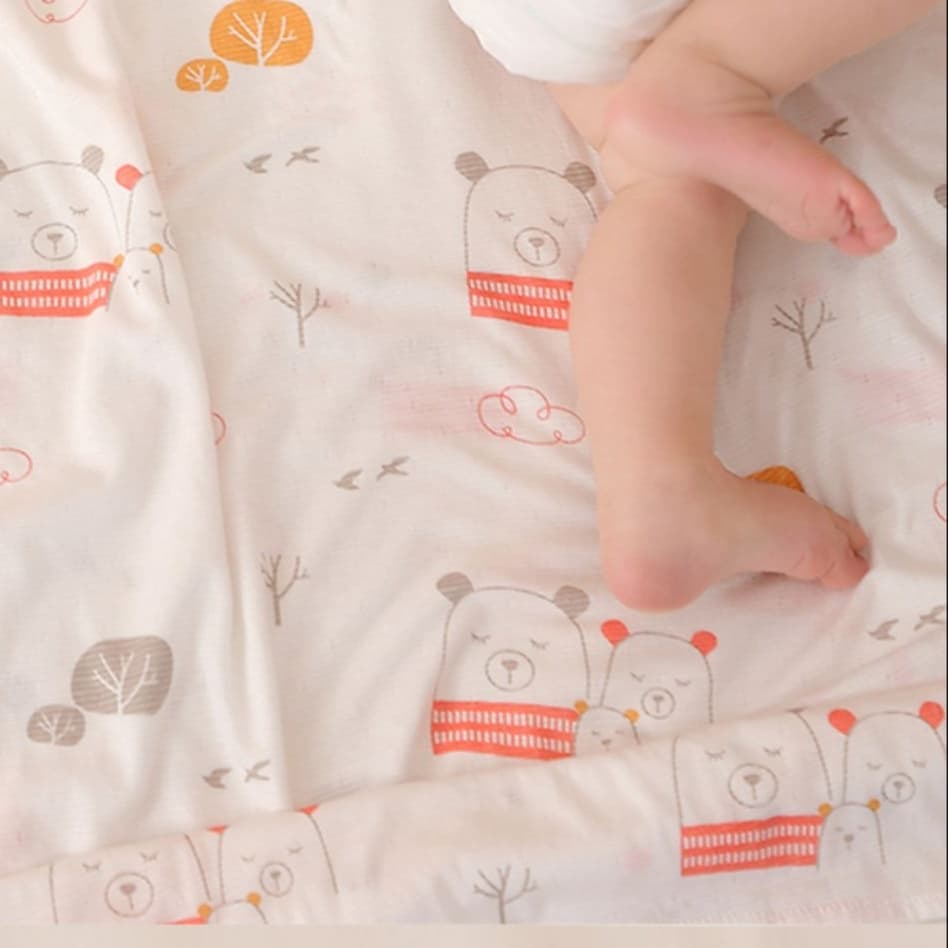 心地よい眠りの竹繊維ガーゼケット