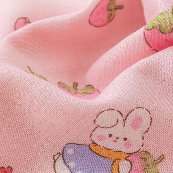 ふんわり優しい肌触り二重織ガーゼケット