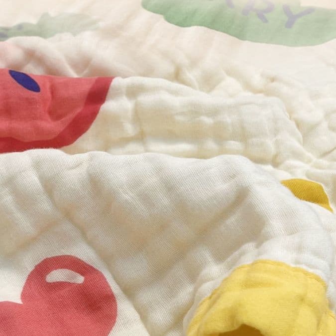 ふわもこキッズ 六重ガーゼケット