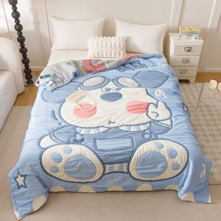 ふんわり森の仲間たち ガーゼケット