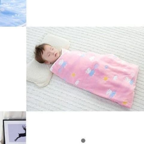 ガーゼケット 赤ちゃん用可愛い動物柄綿素材ガーゼケット