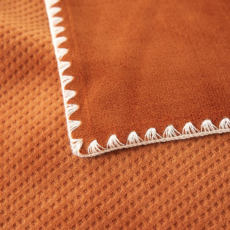 やわらか刺繍ガーゼケット