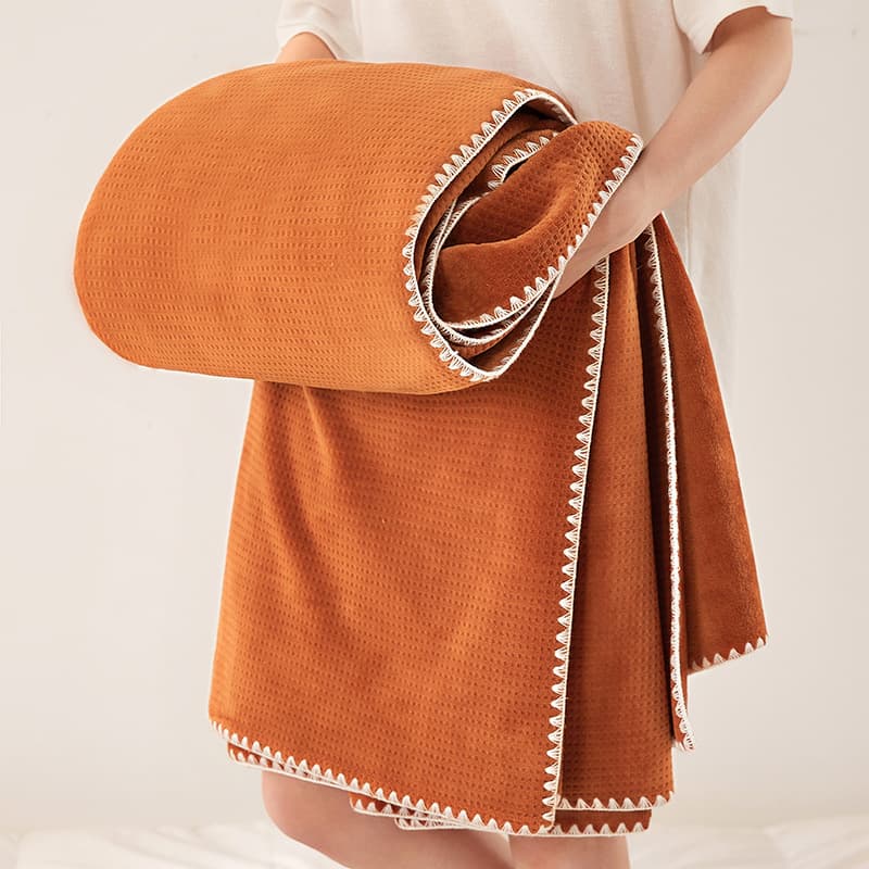やわらか刺繍ガーゼケット