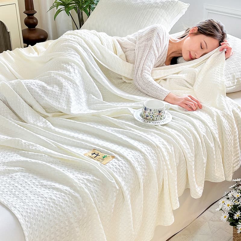 ふんわり優眠ガーゼケット