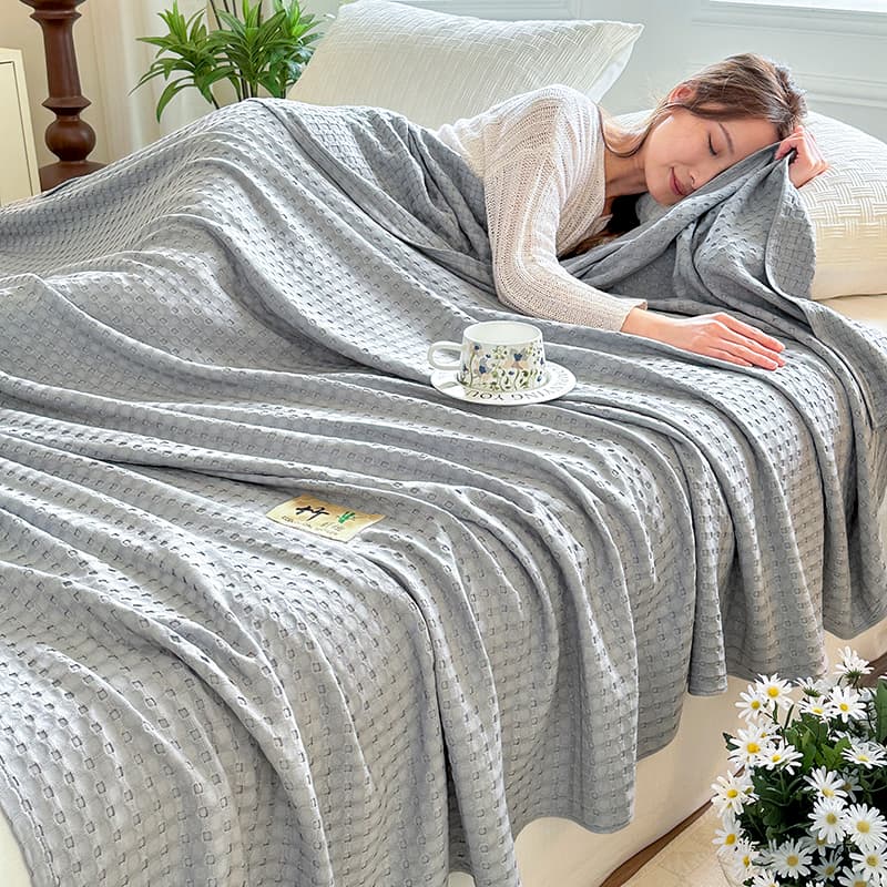 ふんわり優眠ガーゼケット