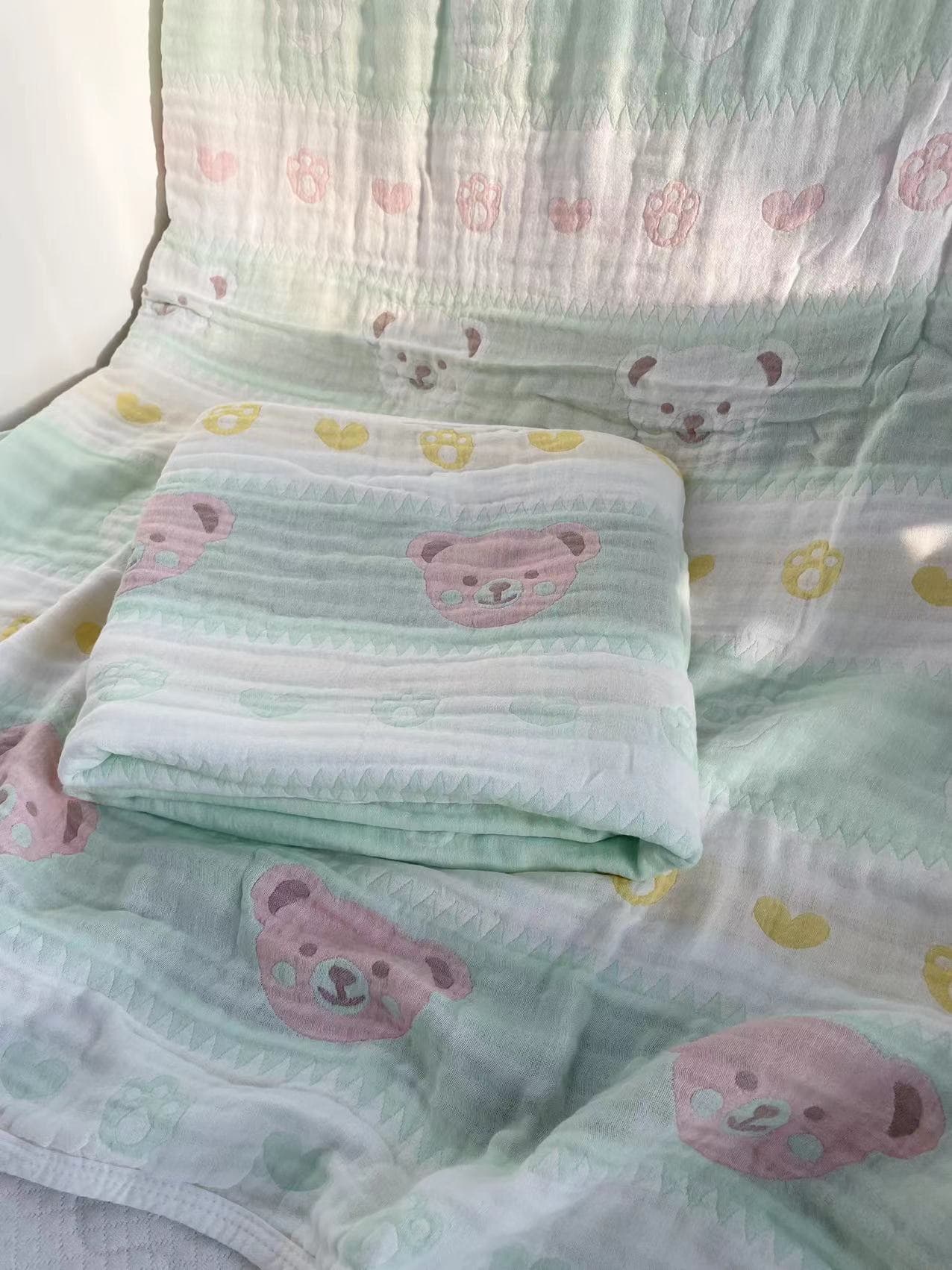 うさぎとはなの6重ガーゼケット