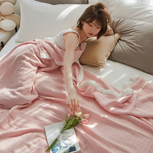 優美なやすらぎ リネンガーゼケット
