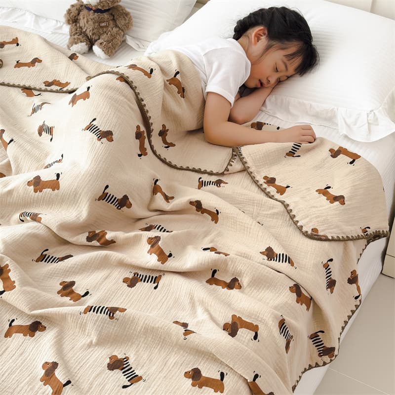 やさしい眠りのおやすみガーゼケット
